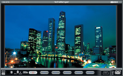 Challenger DVA9770  LCD ������� AM/FM/TV DVD �����